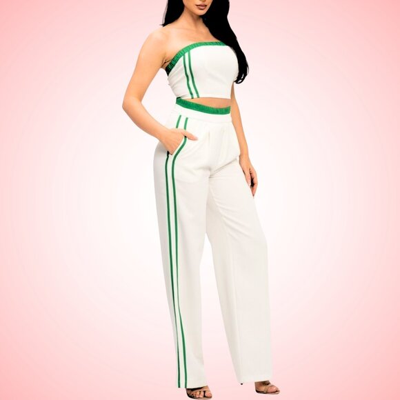 Sleek and Sporty Pants Set - Picture 1 of 2